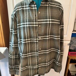 Pendleton Oversized Green Plaid Shirt Size XL